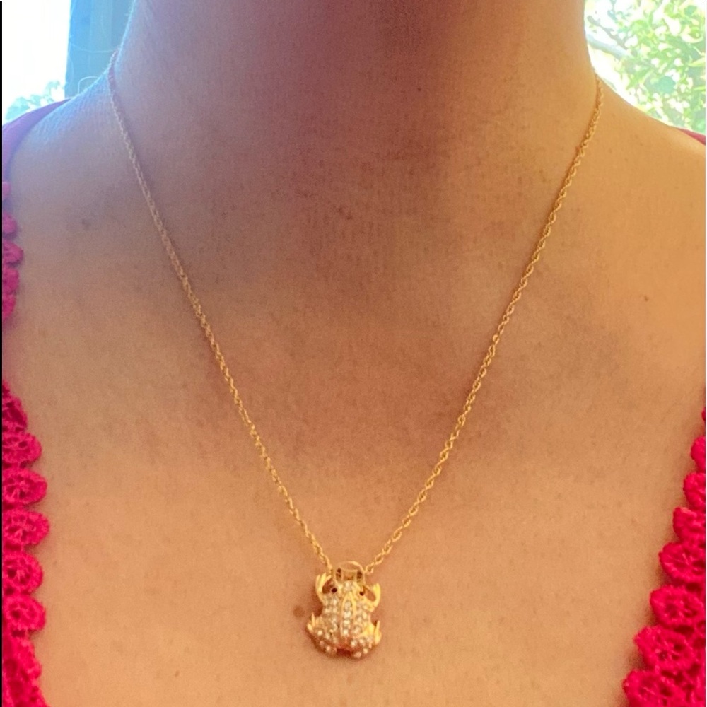 Gold necklaces frogs necklaces frogs pendant y2k